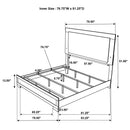 Lincoln - Bedroom Set With LED Headboard