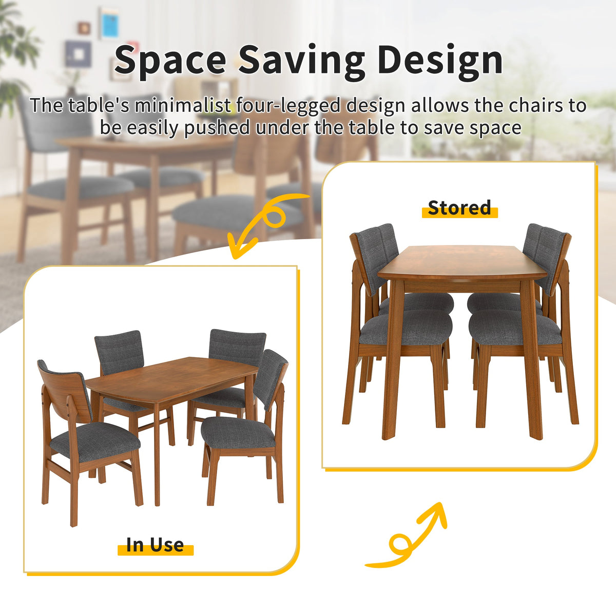 Mid Century Modern Dining Table, photo 6 of 10