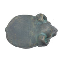 13inch High Rabbit Garden Stool, Lightweight Concrete, Gold Patina Finish, No Assembly Required