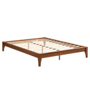 Solid Dry Bamboo Platform Bed Frame, With Slat Support by Unique Piece Furniture