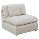 Hobson 5-piece Upholstered Modular Sectional Sofa Ivory