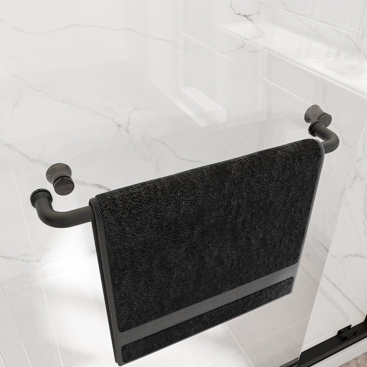 55"-60" W x 72" H Matte Shower Door, photo 8 of 10