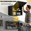 Heavy Duty Metal Wall Mounted Tool Storage Cabinet by HouseOfZazla