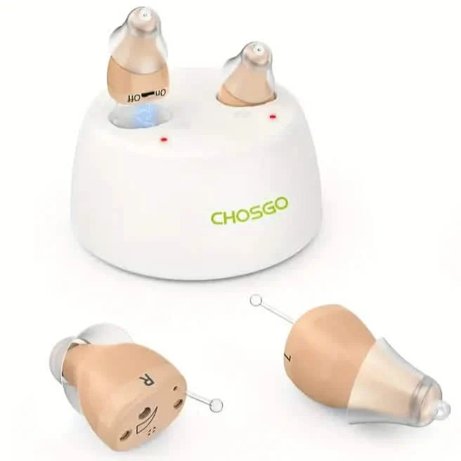 Rechargeable Hearing Aids – Invisible In-Ear, Noise Reduction, Volume Control, photo 2 of 10