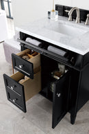 James Martin Brittany 30" Single Bathroom Vanity, Black Onyx