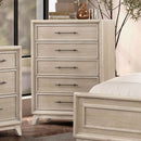 1 Piece Chest With Handles, Angled Legs, Ball Bearing Glides - Oak by HouseOfZazla