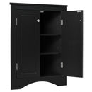 Triangle Bathroom Storage Cabinet With Adjustable Shelves, Freestanding Floor Cabinet For Home Kitchen by HouseOfZazla