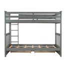 Bunk Bed With Ladders And 2 Storage Drawers by Unique Piece Furniture