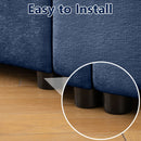 Stylish Sofa With Storage Seat And Cylindrical Backrest