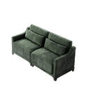 Elegant Sofa With Ergonomic Design And Lumbar Pillows by HouseOfZazla