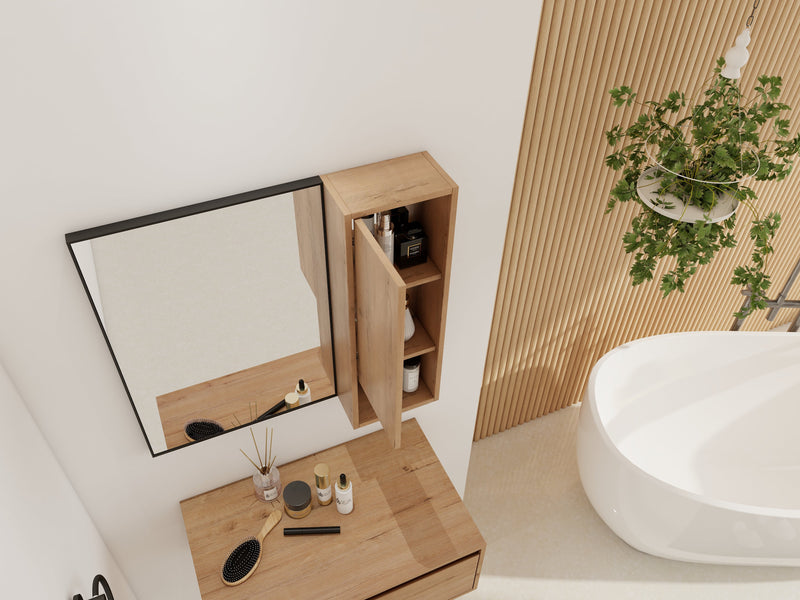 10'' Wall Mounted Bathroom Mirror Cabinet with Soft Close Door, photo 5 of 10