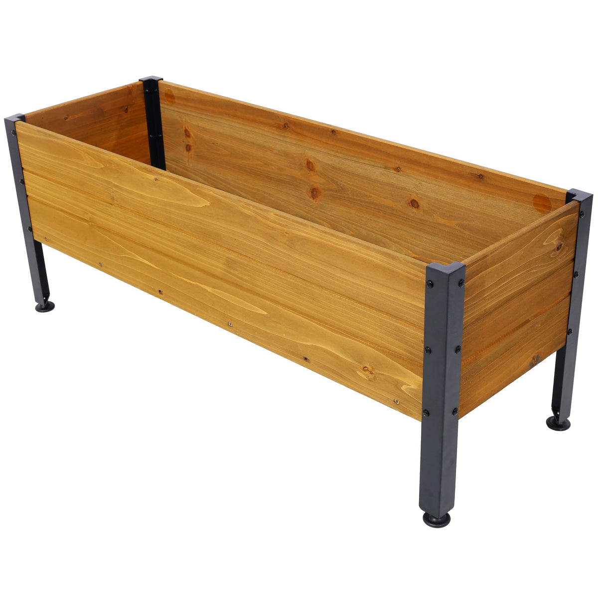 Wood Rectangular Garden Planter Box, photo 2 of 10