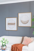 27.6x27.6" Shadow Box Wall Décor Set of 2