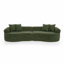 4 Seater Curved Cloud Sectional Sofa by Unique Piece Furniture