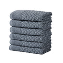 Cotton Diamond Waffle Weave Bath Towel Set - Grayson Collection by Great Bay Home