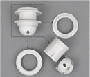 E27 lamp bulb holder fitting black & white plastic socket – living room by Decorbites