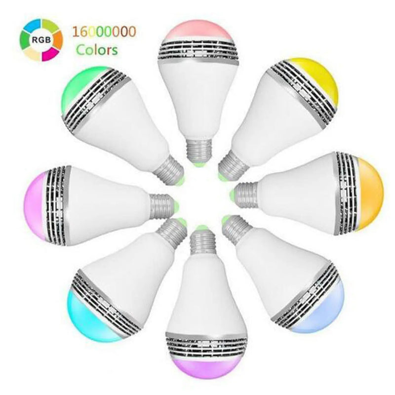Bluetooth Speaker Smart LED Light Bulb - E27 Multi-Color, photo 3 of 7