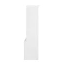 Wardrobe With 3 Drawers High Wardrobe Armoire With Rattan For Living Room Organizer - White by HouseOfZazla