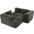 Sectional Free Combined Sofa With 2 Side Pockets by HouseOfZazla