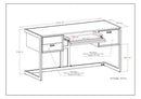 Hampden - Desk - Weathered Gray by HouseOfZazla