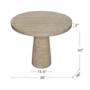 Round Dining Table With Pedestal Base by HouseOfZazla