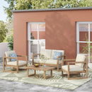 4-Pieces Acacia Wood Patio Furniture Set by HouseOfZazla