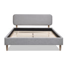 Diego - Low Upholstered Platform Bed by HouseOfZazla