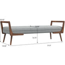 Cora - Bench - Gray by HouseOfZazla