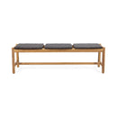 Cambria Rustic 3 Seater Bench - Teak