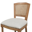 Triomphe - Rattan Wicker High Back Armless Counter Bar Stool by HouseOfZazla