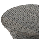 Thrive - Hourglass Rattan Table With No Glass Top by HouseOfZazla