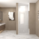 29-28" x 72" Bifold Shower Door, 1/4" (6mm) Tempered Glass by HouseOfZazla