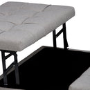 Harrison - Upholstered Coffee Table Storage Ottoman by Unique Piece Furniture
