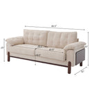 83.5 in. 3 Seater Modern Boucle Upholstered Sofa by HouseOfZazla