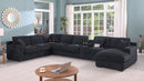 Celine - Fabric Corner Sectional Sofa With Right-Facing Chaise, Cupholders, And Charging Ports by HouseOfZazla