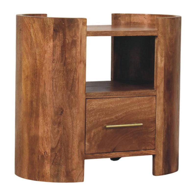 Solid Wood Valencia Sculpted Bedside, photo 4 of 10
