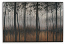 Philyra - Wall Art - Black / Orange / Silver