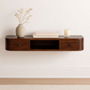 Lunar - 2 Drawer Floating Console - Chestnut by Unique Piece Furniture