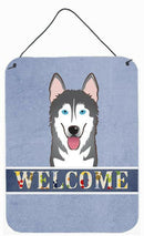 Alaskan Malamute Welcome Wall or Door Hanging Prints BB1404DS1216