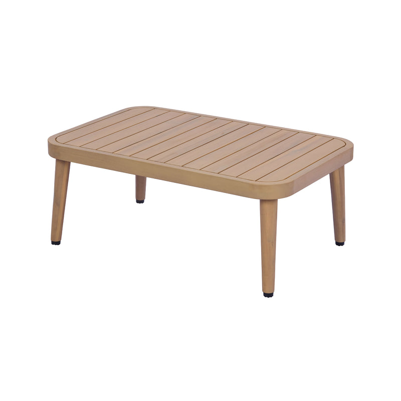 4-Piece Acacia Wood Patio Seating Set, photo 7 of 10