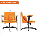 Criss Cross Armrest Office Chair With Wheels by HouseOfZazla