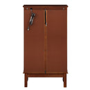Curio Cabinet Lighted Curio Diapaly Cabinet With Adjustable Shelves And Mirrored Back Panel, Tempered Glass Doors (3 Tier), (E26 Light Bulb Not Included) by HouseOfZazla