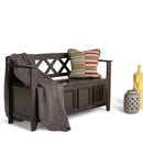 Amherst - Entryway Storage Bench - Hickory Brown by HouseOfZazla