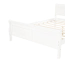 Platform Bed Frame Mattress Foundation Sleigh Bed With Headboard / Footboard / Wood Slat Suppor by HouseOfZazla