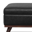 Owen - Multifunctional Square Coffee Table Storage Ottoman by HouseOfZazla