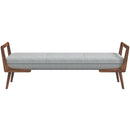 Cora - Bench - Gray by HouseOfZazla