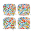 Outdoor Patio Chair Cushions, Set of 4 - U-Shape, Water-Repellent by HouseOfZazla