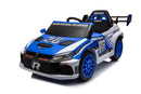 12V4A 20W*2 One Button Start, Forward And Backward, High And Low Speed, Music, Front Light, Power Display, Two Doors Can Open, 2.4G R / C, Seat Belt Four Wheel Absorber Kids Ride On Car by HouseOfZazla
