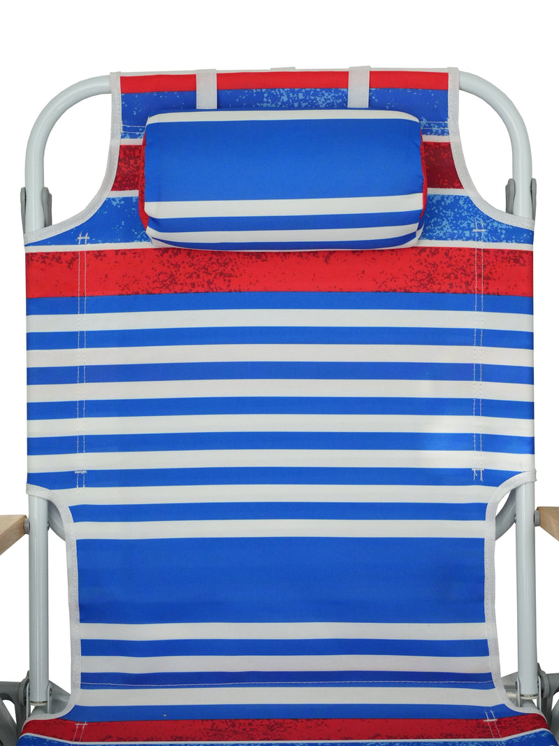1PCS Backpack Beach Chairs for Adults Beach towel backpack beach chairs for adults 5 position chair with pouch folding lightweight positions back pack 13 inch high