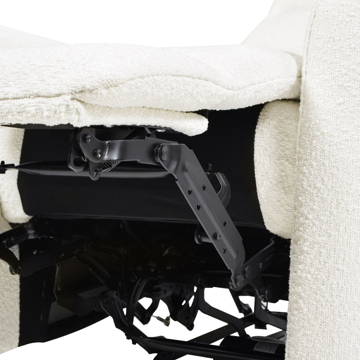 Bloomy - High Back Power Recliner Motion Chair - Chiffon White, photo 11 of 11